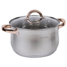 Кастрюля Pomi dOro Levita PSS-595010 4,5 л, серебристый/медный