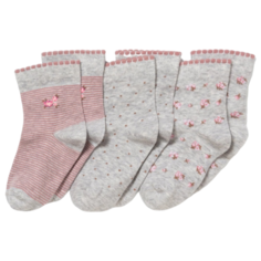 Носки artie комплект 3 пары размер 19-20, серый