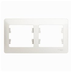 Рамка 2п Schneider Electric GLOSSA GSL000602