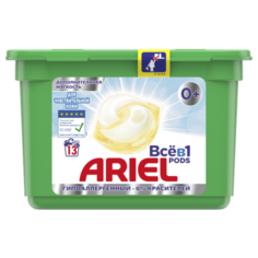 Ariel капсулы Sensitive для чувствительной кожи, контейнер, 13 шт