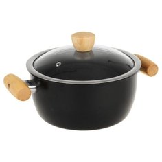 Кастрюля Pomi dOro Dilusso 2 л, черный