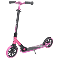 Городской самокат TechTeam 210R, 2021 черный/розовый