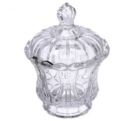 Сахарница Delisoga Ажур Пион 362-160 прозрачный