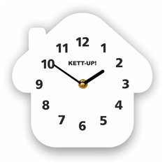 Часы настенные кварцевые KETT-UP Домик белый