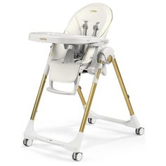 Стульчик-шезлонг Peg-Perego Prima Pappa Follow Me экокожа gold