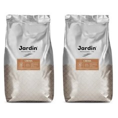 Кофе в зернах Jardin Crema, арабика/робуста, 2 уп. по 1000 г