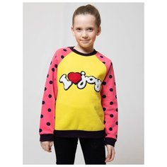 Свитшот Nota Bene размер 116, желтый