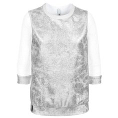 Свитшот Nota Bene размер 128, серебряный