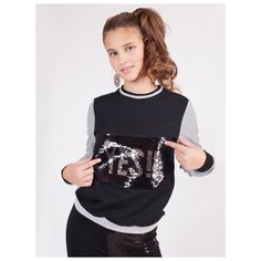 Свитшот Nota Bene размер 128, светло-серый