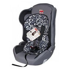 Автокресло группа 1/2/3 (9-36 кг) Little Car Comfort, лабиринт серый