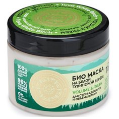 Natura Siberica Doctor Taiga БИО Маска на белой тувинской березе для супер свежести и объема волос, 300 мл