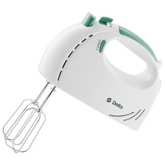 Миксер DELTA DL-5061, белый с зеленым