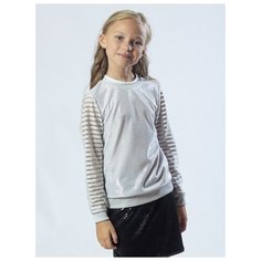 Свитшот Nota Bene размер 158, серебряный