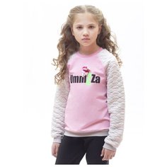 Свитшот Nota Bene размер 140, серый меланж