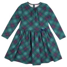 Платье Bossa Nova размер 92, зеленая клетка