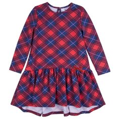 Платье Bossa Nova размер 122, красная клетка