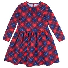 Платье Bossa Nova размер 92, красная клетка