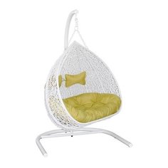 Подвесное кресло ЭкоДизайн Gemini, белый