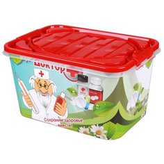 Альтернатива Контейнер Доктор+ М3259 7 л красный Alternativa