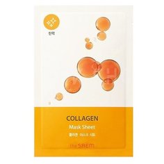 The Saem Тканевая маска с коллагеном Bio Solution Mask Sheet Firming Collagen, 20 мл