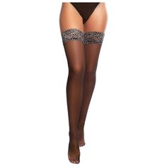 Чулки Trasparenze Orchidea 20 den, размер 3/4, nero (черный)