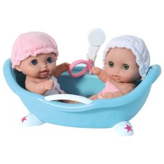 Игровой набор пупсы JC Toys Lil Cutesies Twins в ванной, 15 см, JC16980