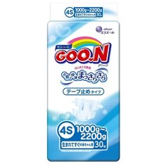 Goo.N подгузники 4S (1-2,2 кг) 30 шт. Goon