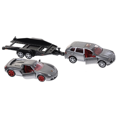 Набор машин Siku Porsche Cayenne Turbo и Porsche GT (2544) 1:55 19.2 см серебристый