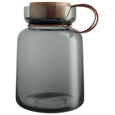 Eva Solo Банка для сыпучих продуктов Silhouette 2 л серый/коричневый