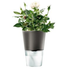 Горшок Eva Solo с функцией самополива конус Ø11 см серый