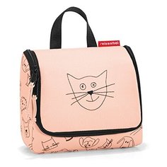 Несессер reisenthel Toiletbag small, розовый/кошки-собаки