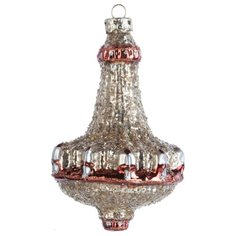 Набор елочных игрушек KARLSBACH Люстра 07216, золотой, 2 шт.