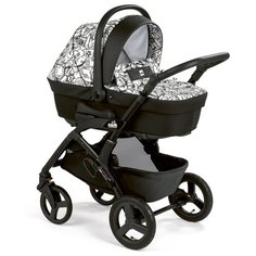 Универсальная коляска CAM Dinamico Up Smart (3 в 1) 782/black, цвет шасси: черный