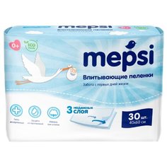 Одноразовые пеленки Mepsi 60х40 30 шт.