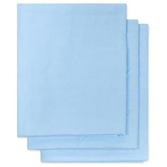 Многоразовые пеленки Чудо-Чадо Гамма фланель 120х75 набор 3 шт. голубой
