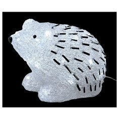 Фигурка Kaemingk Ежик светодиодный 15 см (492107) белый