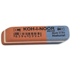 KOH-I-NOOR Ластик 6521/60 красный/синий
