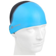 Шапочка для плавания MAD WAVE Multi BIG голубой L