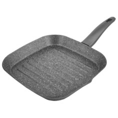 Сковорода-гриль TVS Mineralia 28 х 28 см, серый
