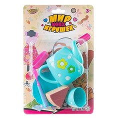 Набор продуктов с посудой Yako Мир моих Игрушек Д88711 голубой