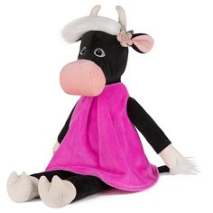 Мягкая игрушка Maxitoys коровка Даша в бархатном платье 23 см