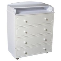 Пеленальный комод Антел Ульяна 5 белый