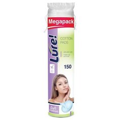 Ватные диски Lure! нежные, для снятия макияжа и маникюра, 150 шт.