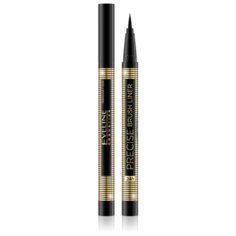 Eveline Cosmetics Подводка-маркер для глаз Precise Brush Liner, оттенок черный