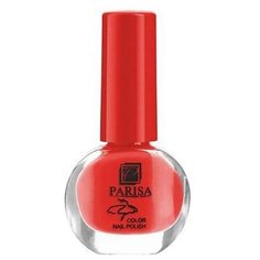 Лак Parisa Ballet Mini, 6 мл, оттенок №34 красно-оранжевый матовый