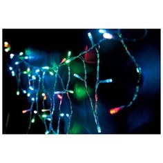 Гирлянда Uniel Бахрома ULD-B3010-200/DTA, 300 х 70 см, 200 ламп, разноцветный/прозрачный провод