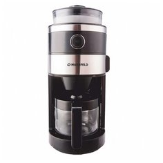Кофеварка MAUNFELD MF-731BK нержавеющая сталь
