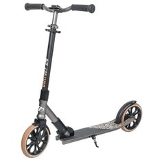 Городской самокат TechTeam 210R, 2021 черный/коричневый