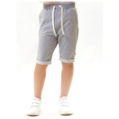 Бриджи Nota Bene размер 134, серый меланж