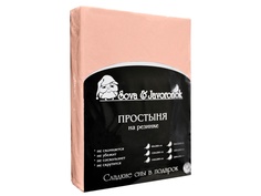 Простыня Sova&Javoronok 180x200cm Трикотаж Peach 803113697
